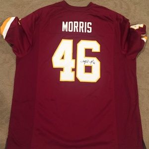 Autographed Alfred Morris #46 Redskins Jersey